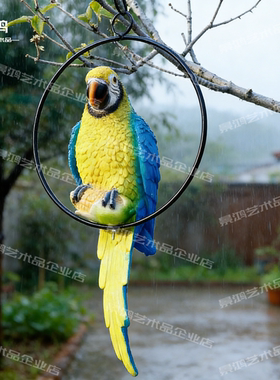 仿真动物仿真鹦鹉鸟类挂饰工艺品