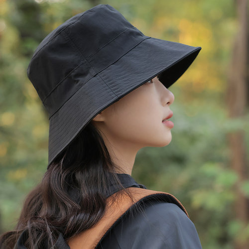 双面渔夫帽女款速干帽子春秋天遮阳防晒日系户外登山徒步盆帽男士 - 图2
