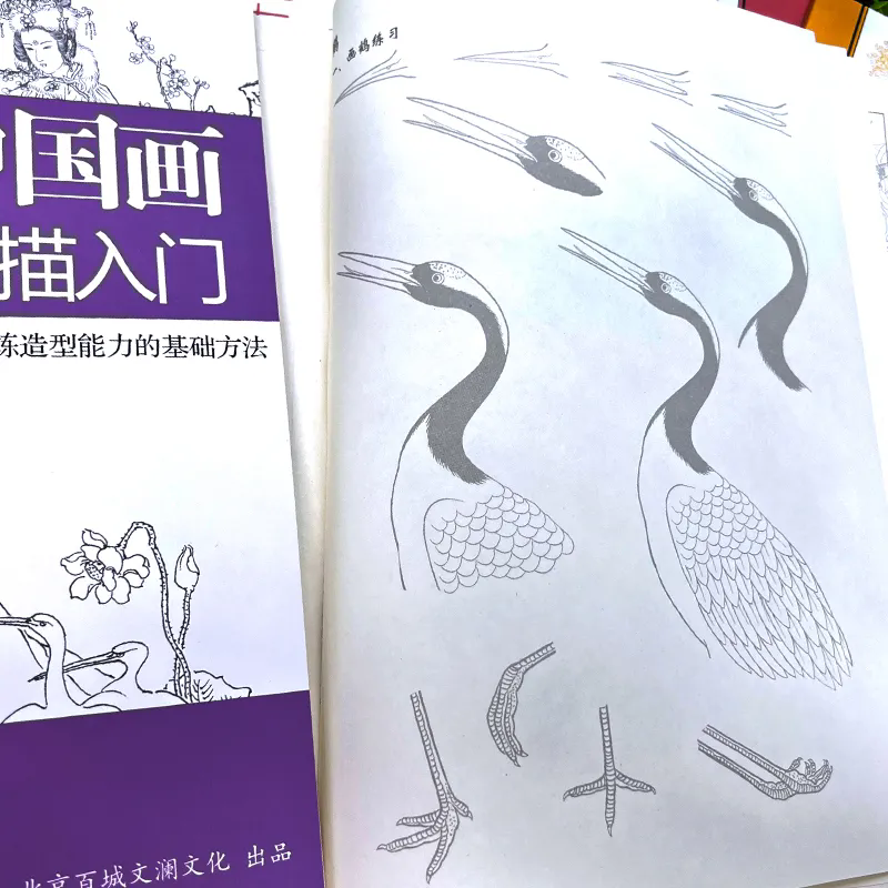 全套8册 中国画白描临摹入门书籍工笔画人物花卉绘制技法大全绘制技法绘画基础教程书籍 绘画书籍 国画入门书籍教程画画书籍艺术,淘宝优惠券,粉丝福利购,淘宝优惠卷