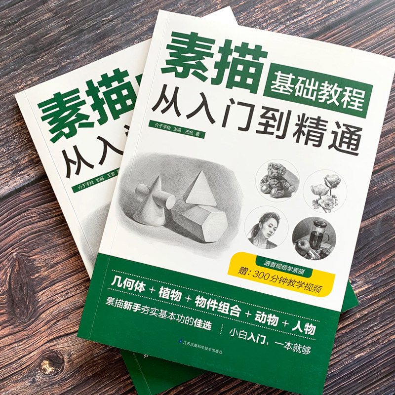 正版绘画素描基础教程从入门到精通 自学零基础入门 速写人物教程漫画教程书入门书籍静物风景几何石膏体人物素描书入门自学零基础,淘宝优惠券,粉丝福利购,淘宝优惠卷