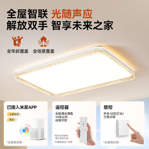 箭牌简约现代轻奢吸顶灯2026年新款客厅灯大厅主灯创意卧室房间灯 - 图3