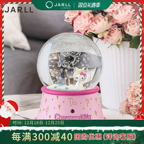 JARLL Skyscraper Water Crystal Ball Music Box Eight-tone Box Girl Girl Girl Birthday Gift twelve 12 Constellation