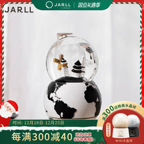 JARLL Tour World Paper Planes Water Crystal Ball Music Box Girls and girls Childrens birthday Valentines Day