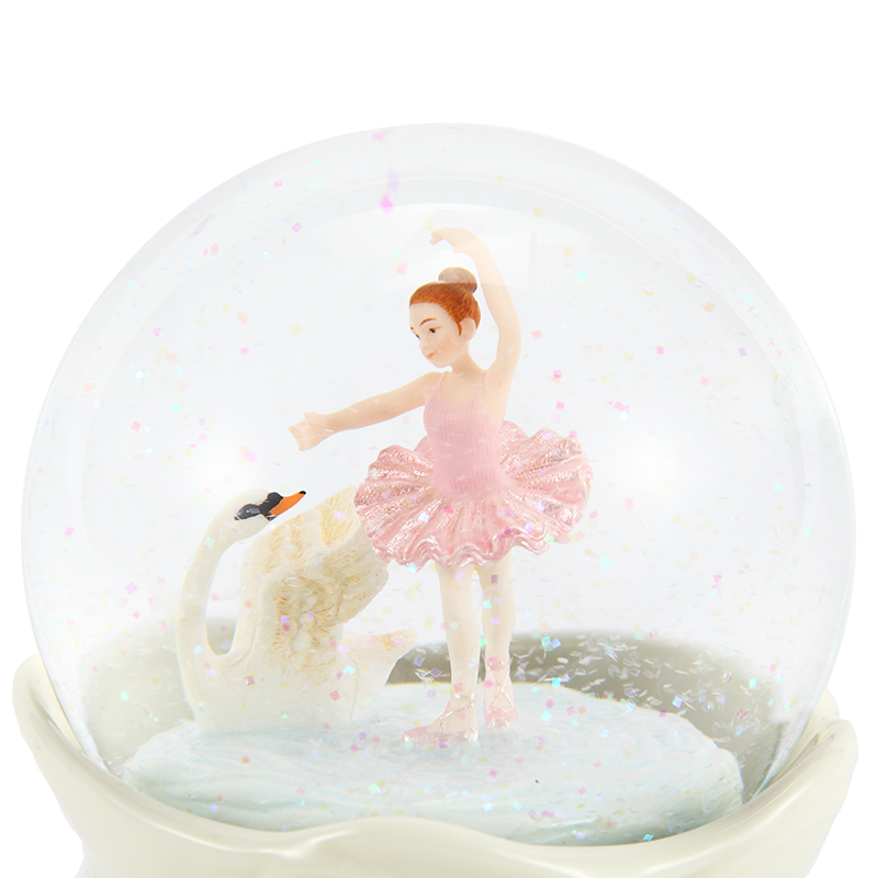 JARLL水晶球公主音乐盒八音盒芭蕾舞女孩女生儿童生日情人节礼物-图1