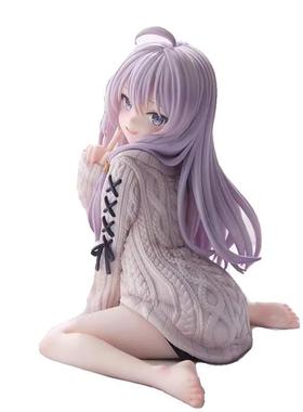 魔女之旅伊蕾娜手办坐姿毛衣连衣裙蕾娜回头动漫二次元美少女摆件