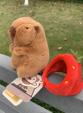 正版鼻涕熊水豚挂件毛绒公仔美拉德卡皮巴拉钥匙扣玩偶书包挂饰女