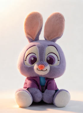 网红爆款疯狂动物城毛绒公仔呆萌兔子朱迪卡通玩偶可爱尼克狐狸抱