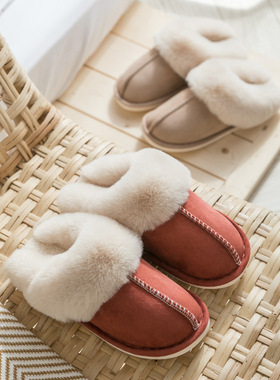 爆款棉拖鞋女秋冬季家居情侣保暖家用居家毛绒男月子跨境批发棉鞋