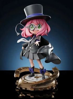 阿妮亚cos怪盗基德间谍过家家名侦探柯南GK动漫周边礼物成品模型