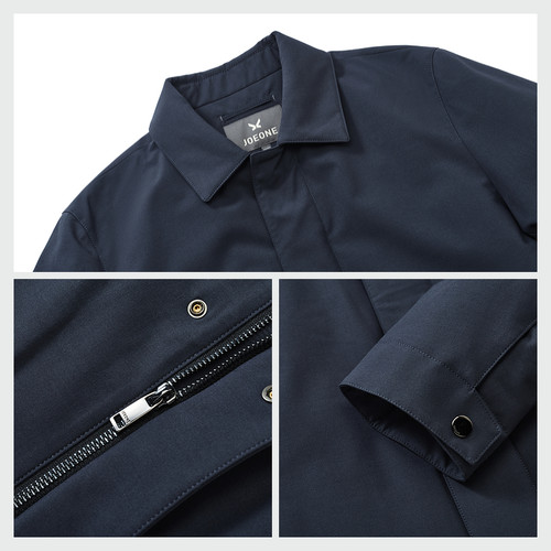 九牧王男装2025冬季新款行政夹克公务商务休闲男款羽绒服鹅绒外套 - 图2