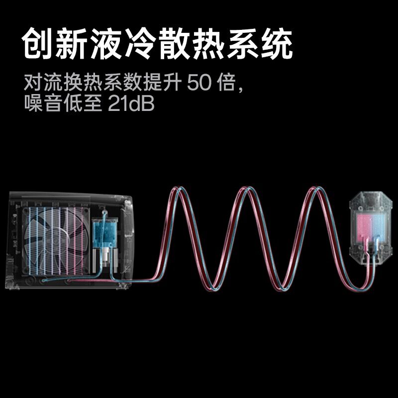 一加 45W 液冷散热器 手机液冷散热器背夹适用苹果华为小米oppo - 图0