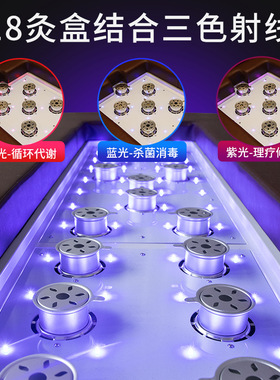 新款无烟艾灸床按摩理疗床全自动家用中药汗蒸床熏蒸床美容院专用