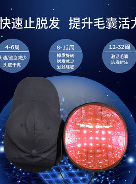 激光生发仪红外理疗养发密发红光固发头盔厂家直销便携激光生发帽