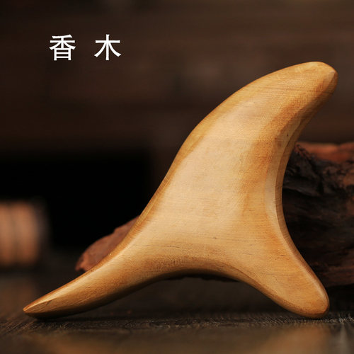 木质三角雀按摩穴位的工具 脚底按摩器点穴棒 红木足部经络按摩棒 - 图1