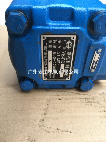 YB-FQ50高性能叶片泵menppe广液压铸机21MPa排量51ml/r - 图1