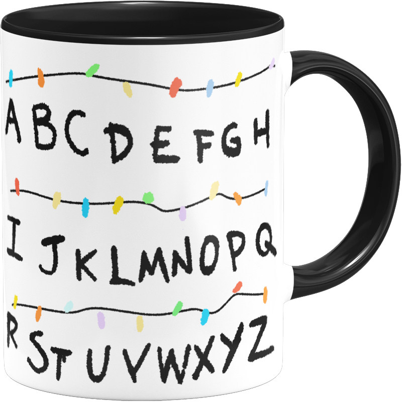 怪奇物语美剧周边原创陶瓷马克杯水杯子,淘宝优惠券,粉丝福利购,淘宝优惠卷