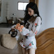W minor tune Tong Liya's same long-sleeved sunscreen swimsuit