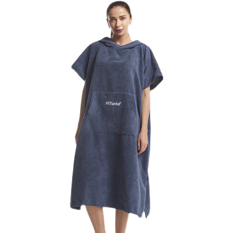 Hiturbo沙滩浴袍衣服速干毛巾游泳温泉户外保暖吸水软绒男女居家,淘宝优惠券,粉丝福利购,淘宝优惠卷