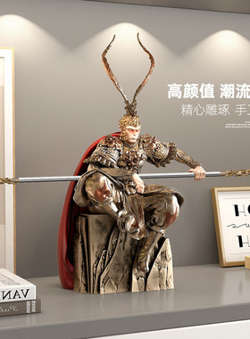 孙悟空斗战胜佛树脂桌面摆件