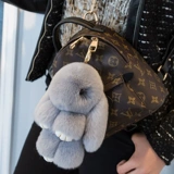 Подвеска, кролик, аксессуар, плюшевая игрушка, оригинальное большое украшение на сумку
