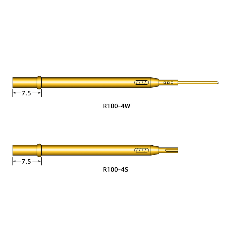 探针P100 R100测试针可伸缩弹簧顶针pcb电路板烧录芯片 - 图1