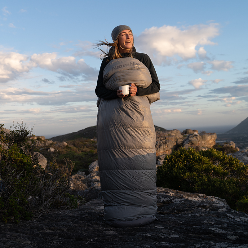 Naturehike挪客信封带帽绒棉睡袋成人户外露营帐篷保暖防泼水睡袋