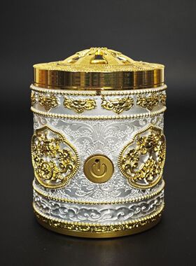 26新款电子香炉八吉祥充电合金迷你手持USB烟供香小型车载香熏器
