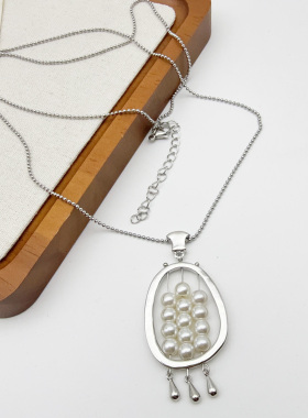 小众设计感高级轻奢气质珍珠项链