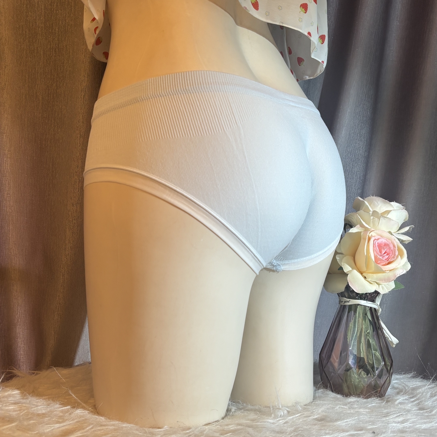 伪娘专用cd变装男娘隐藏jj硅胶假阴二合一内裤仿真性感女装大佬裤 - 图2