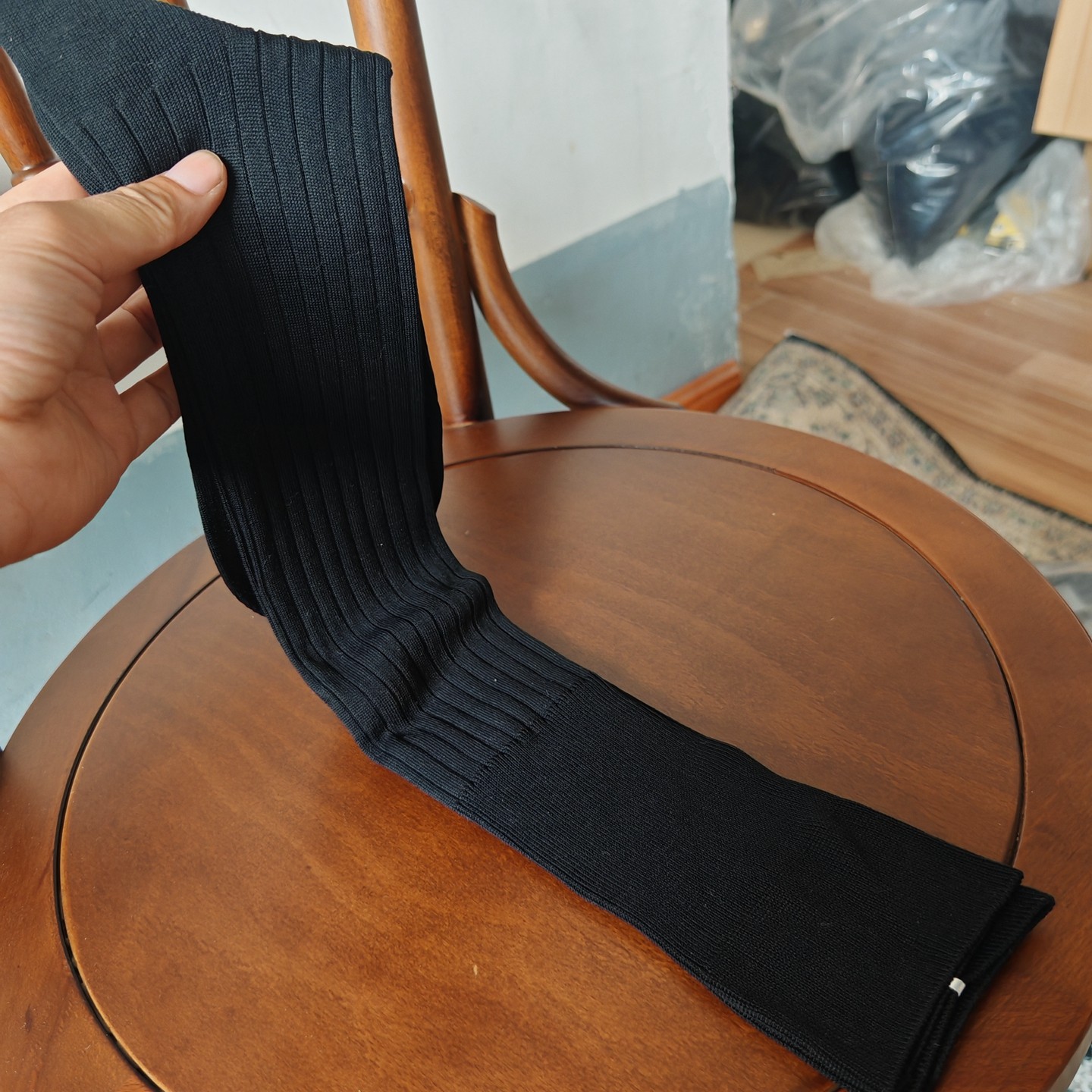 正品200针丝光棉坑条男士竖条纹小腿袜纯色简约商务防臭中筒袜,淘宝优惠券,粉丝福利购,淘宝优惠卷