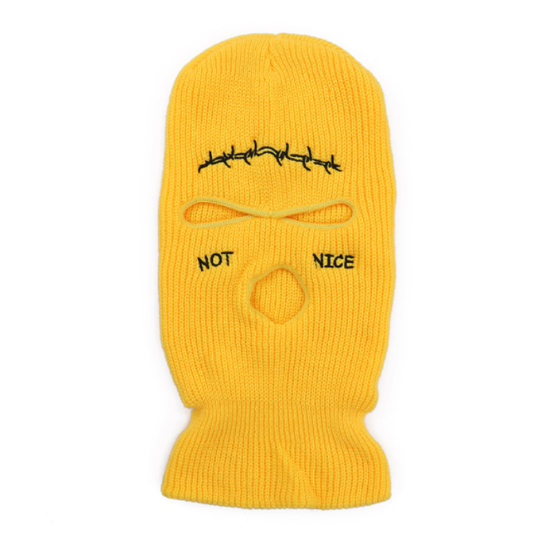 嘻哈现货秋冬新款三孔针织帽 防风保暖面罩毛线套头帽 欧美骑行,淘宝优惠券,粉丝福利购,淘宝优惠卷
