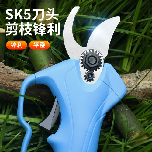 齐迈电动修枝剪刀果树电剪刀剪树枝充电式锂电手剪电剪子强力剪枝 - 图2