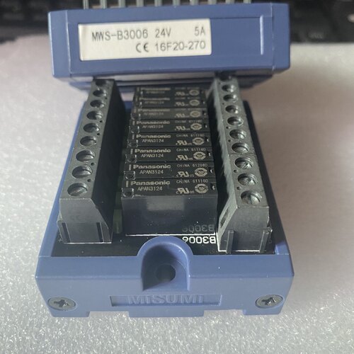PA1a-24V 米思米8路继电器模组 MWS-B3006 胜蓝端子台410 - 图2