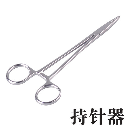 不锈钢止血钳牙科直头弯头持针器钳拔罐钓鱼钳宠物拔毛钳血管钳 - 图1