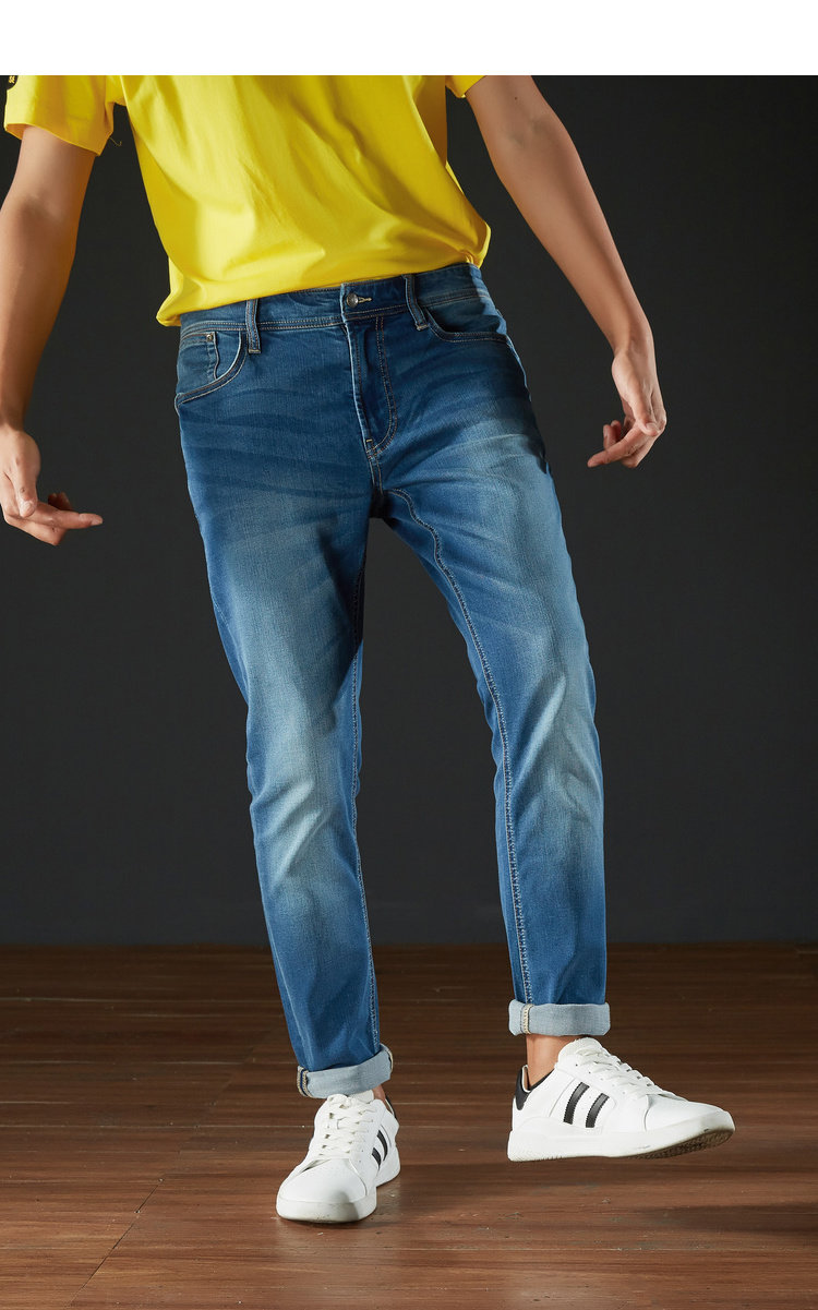 美特斯邦威男装夏季长裤青春流行 美特斯邦威华祥牛仔裤