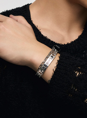 【此沙同款】BLACKHEAD/黑头梦核乐园系列牛仔涂鸦手链个性春夏