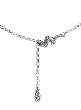 BLACKHEAD/黑头S925银单链抽拉项链原创设计个性时尚女新款