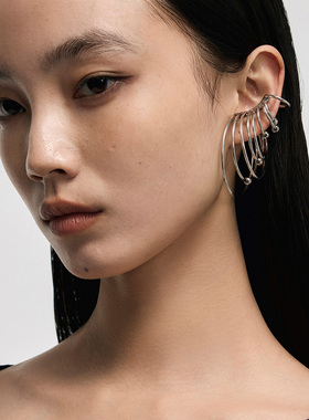 BLACKHEAD/黑头梦核乐园系列多圈穿刺耳挂夸张造型春夏