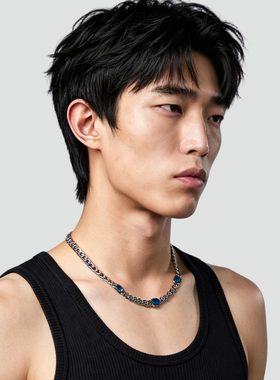 /黑头项链blackhead渐变碧玺