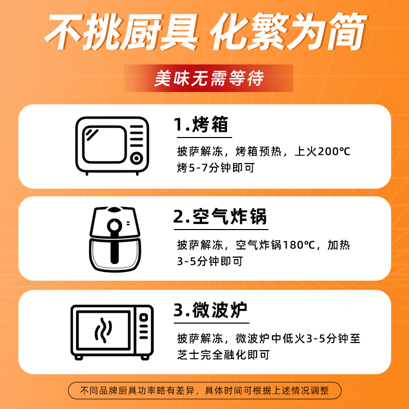 披萨成品加热即食pizza空气炸锅披萨船半成品早餐速食饼底胚美食 - 图2