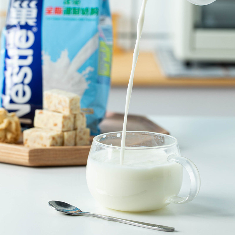 雀巢500g成人冲泡全脂奶粉 忆北食品成人奶粉