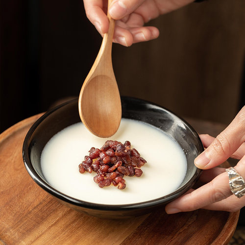 糖纳红豆 开袋即食奶茶专用烘焙配料500g袋装红小豆 - 图1