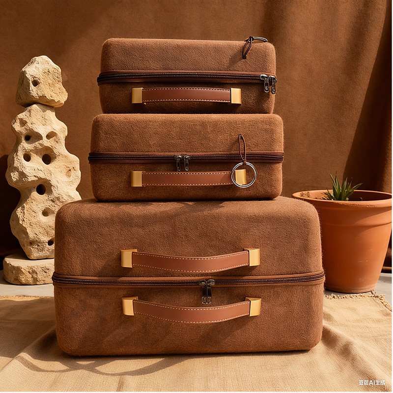 高端毛毡手提箱商务礼品箱实用伴手礼送客户员工客户礼物收纳箱,淘宝优惠券,粉丝福利购,淘宝优惠卷