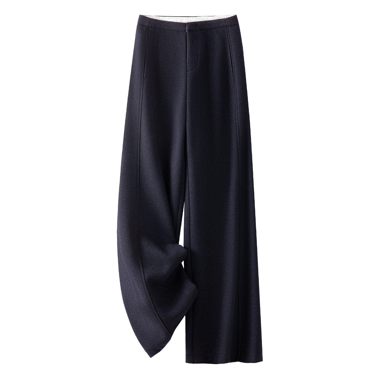 醋酸羊毛窄版阔腿裤女秋冬2026新款高腰垂感休闲西裤毛呢直筒裤子,淘宝优惠券,粉丝福利购,淘宝优惠卷