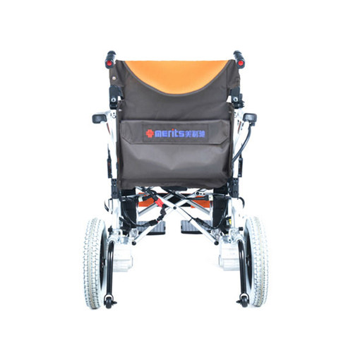 台湾Merits美利驰P108老年人电动轮椅智能全自动折叠英国PG控制器 - 图3
