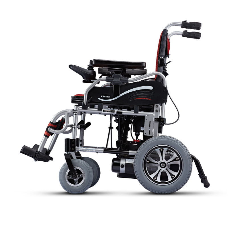 karma康扬25.2全自动智能豪华老年折叠残疾人四轮电动轮椅车折叠