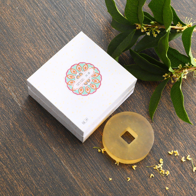 桂花茉莉沉檀香润肤精油沐浴清洁皂 紫巅香熏/精油皂