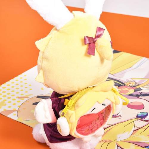 【bilibili】现货 镜音铃&镜音连  多功能毛绒mini痛包耳机包 - 图1