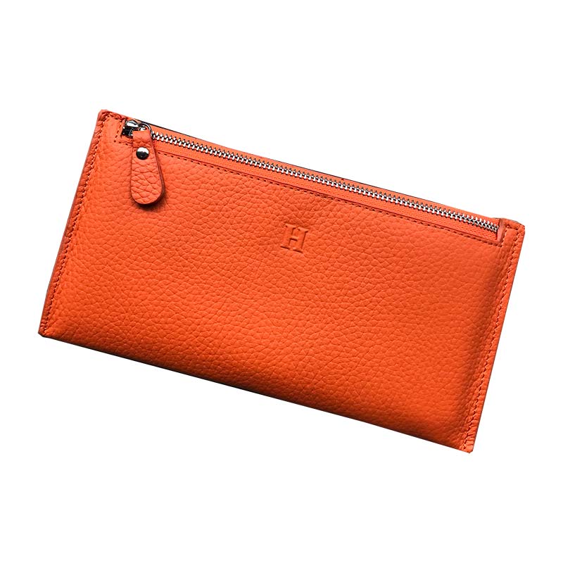 女2021新款小众设计感简约真皮钱包 伊布雅钱包