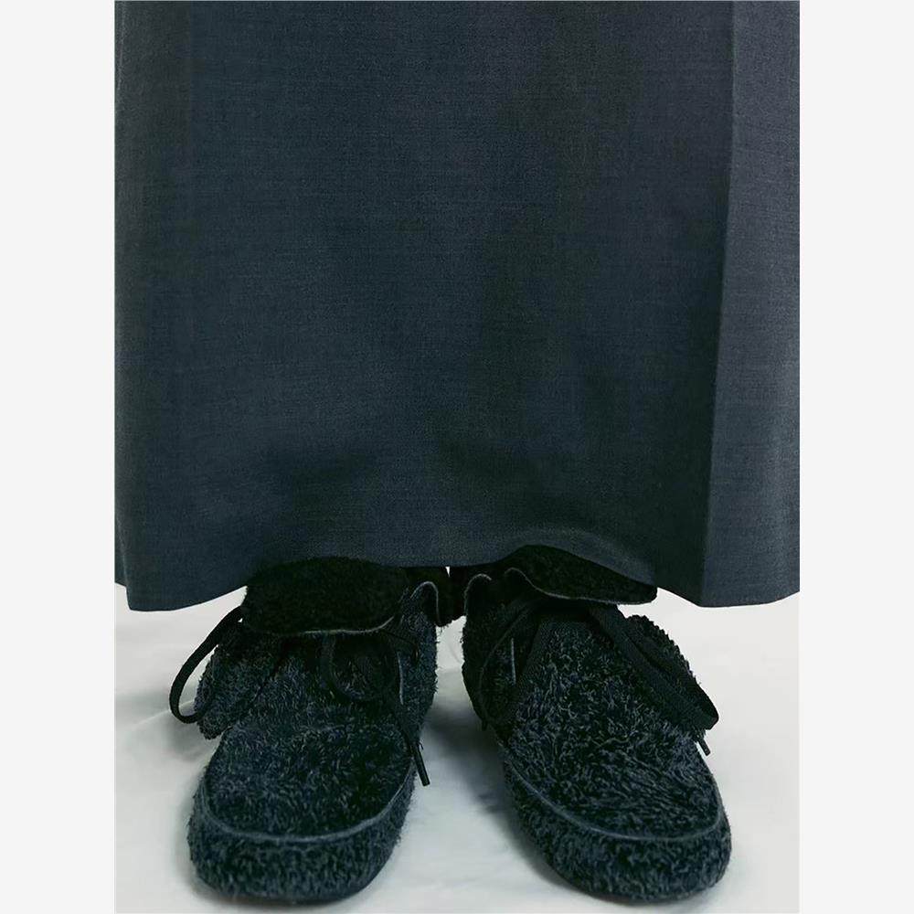 小众设计新款雪地靴毛毛棉鞋女皮毛一体加绒复古大棉靴保暖豆豆鞋,淘宝优惠券,粉丝福利购,淘宝优惠卷